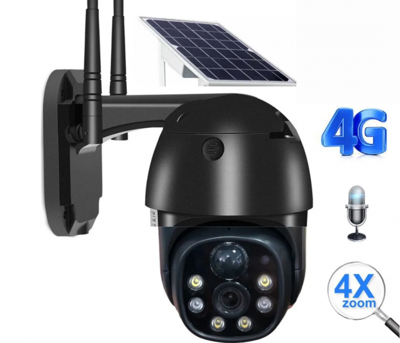 Камера видеонаблюдения 4G XPX EA870SS  на солнечной батарее АКБ на 10000 mAh